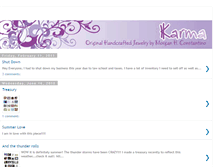 Tablet Screenshot of karmabymorgan.blogspot.com