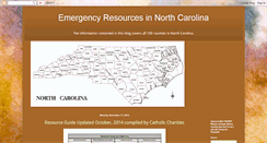 Desktop Screenshot of emergencyresourcesinnc.blogspot.com