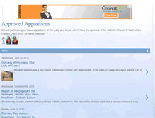 Tablet Screenshot of faithofthefathersapparitions.blogspot.com