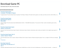 Tablet Screenshot of downloadgamepcs.blogspot.com