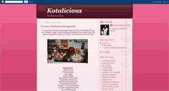 Desktop Screenshot of kotalicious.blogspot.com