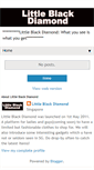 Mobile Screenshot of littleblackdiamond.blogspot.com
