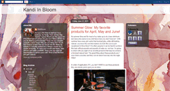 Desktop Screenshot of kandiinbloom.blogspot.com