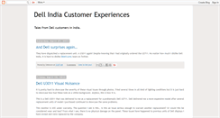 Desktop Screenshot of dellindiaexperiences.blogspot.com