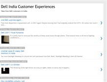 Tablet Screenshot of dellindiaexperiences.blogspot.com