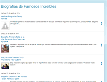 Tablet Screenshot of biografiadefamososincreibles.blogspot.com