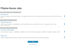 Tablet Screenshot of filipinonursesjobs.blogspot.com