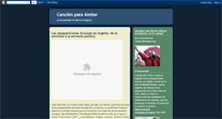 Desktop Screenshot of cancion-para-amine.blogspot.com