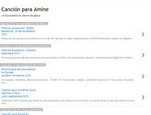 Tablet Screenshot of cancion-para-amine.blogspot.com