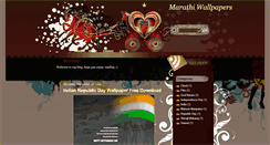 Desktop Screenshot of marathi-wallpaper.blogspot.com