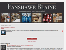 Tablet Screenshot of fanshaweblaineantiques.blogspot.com