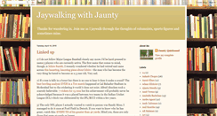 Desktop Screenshot of jauntyjaywalking.blogspot.com