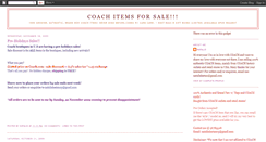 Desktop Screenshot of ebaycoach.blogspot.com