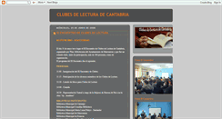 Desktop Screenshot of clublecturacantabria.blogspot.com