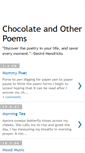 Mobile Screenshot of chocolateandotherpoems.blogspot.com