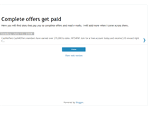 Tablet Screenshot of completeoffersgetpaid.blogspot.com
