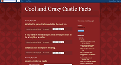Desktop Screenshot of coolandcrazycastlefacts.blogspot.com
