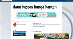 Desktop Screenshot of daunkesombungakantan.blogspot.com