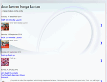 Tablet Screenshot of daunkesombungakantan.blogspot.com