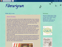 Tablet Screenshot of fiberartgram.blogspot.com