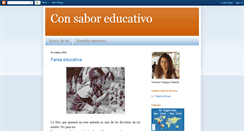 Desktop Screenshot of consaboreducativo.blogspot.com