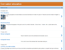 Tablet Screenshot of consaboreducativo.blogspot.com