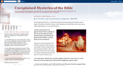 Desktop Screenshot of mysteries-bible.blogspot.com