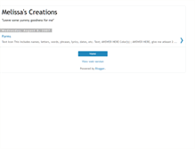 Tablet Screenshot of melissassignaturecreations.blogspot.com