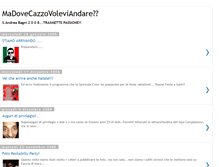 Tablet Screenshot of madovecazzovoleviandare.blogspot.com
