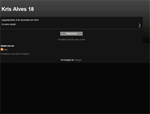 Tablet Screenshot of krisalves18.blogspot.com