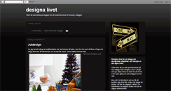 Desktop Screenshot of designalivet.blogspot.com