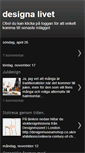Mobile Screenshot of designalivet.blogspot.com