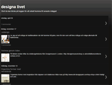 Tablet Screenshot of designalivet.blogspot.com