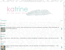 Tablet Screenshot of ka-trine.blogspot.com