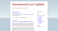 Desktop Screenshot of masslawlib.blogspot.com