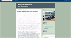 Desktop Screenshot of berlijnsedemocratie.blogspot.com
