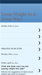 Mobile Screenshot of loosingweightathome.blogspot.com