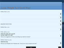 Tablet Screenshot of loosingweightathome.blogspot.com