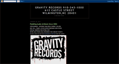 Desktop Screenshot of gravity-records.blogspot.com