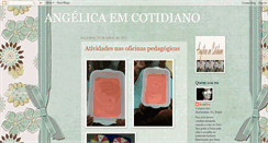 Desktop Screenshot of angelicaemcotidiano.blogspot.com