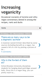 Mobile Screenshot of increasingveganicity.blogspot.com