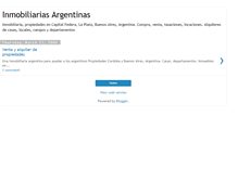 Tablet Screenshot of inmobiliarias-argentina.blogspot.com