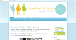 Desktop Screenshot of momstown-calgary.blogspot.com