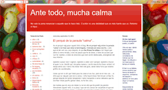 Desktop Screenshot of muchacalma.blogspot.com