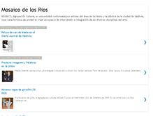 Tablet Screenshot of agrupacion-cultural-mosaico.blogspot.com