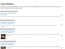 Tablet Screenshot of becausegreymatters.blogspot.com