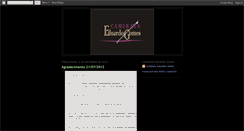 Desktop Screenshot of camerataeduardogomes.blogspot.com