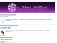 Tablet Screenshot of crystaltherapy.blogspot.com