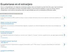 Tablet Screenshot of emigrantesecuador.blogspot.com