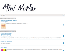 Tablet Screenshot of mininotlar.blogspot.com